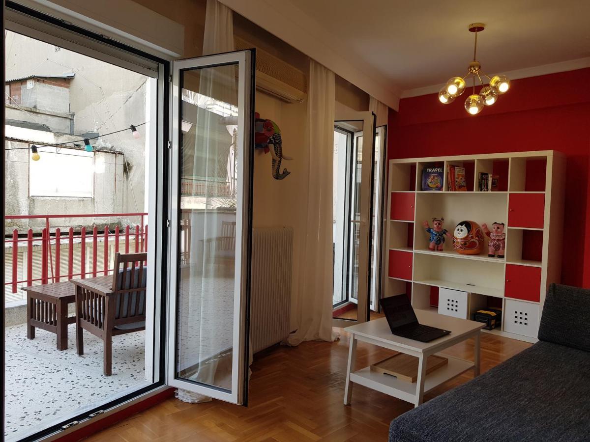 Quiet City Centre Apartment With Large Balcony Salonicco Esterno foto